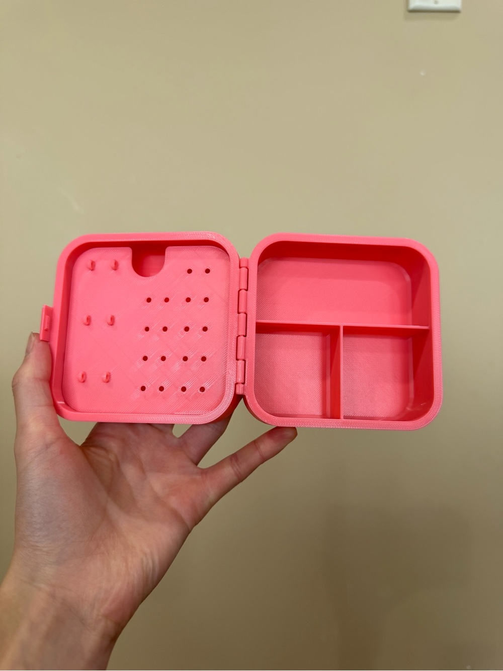 3D Printed Cherry Blossom Jewelry Travel Organizer Box